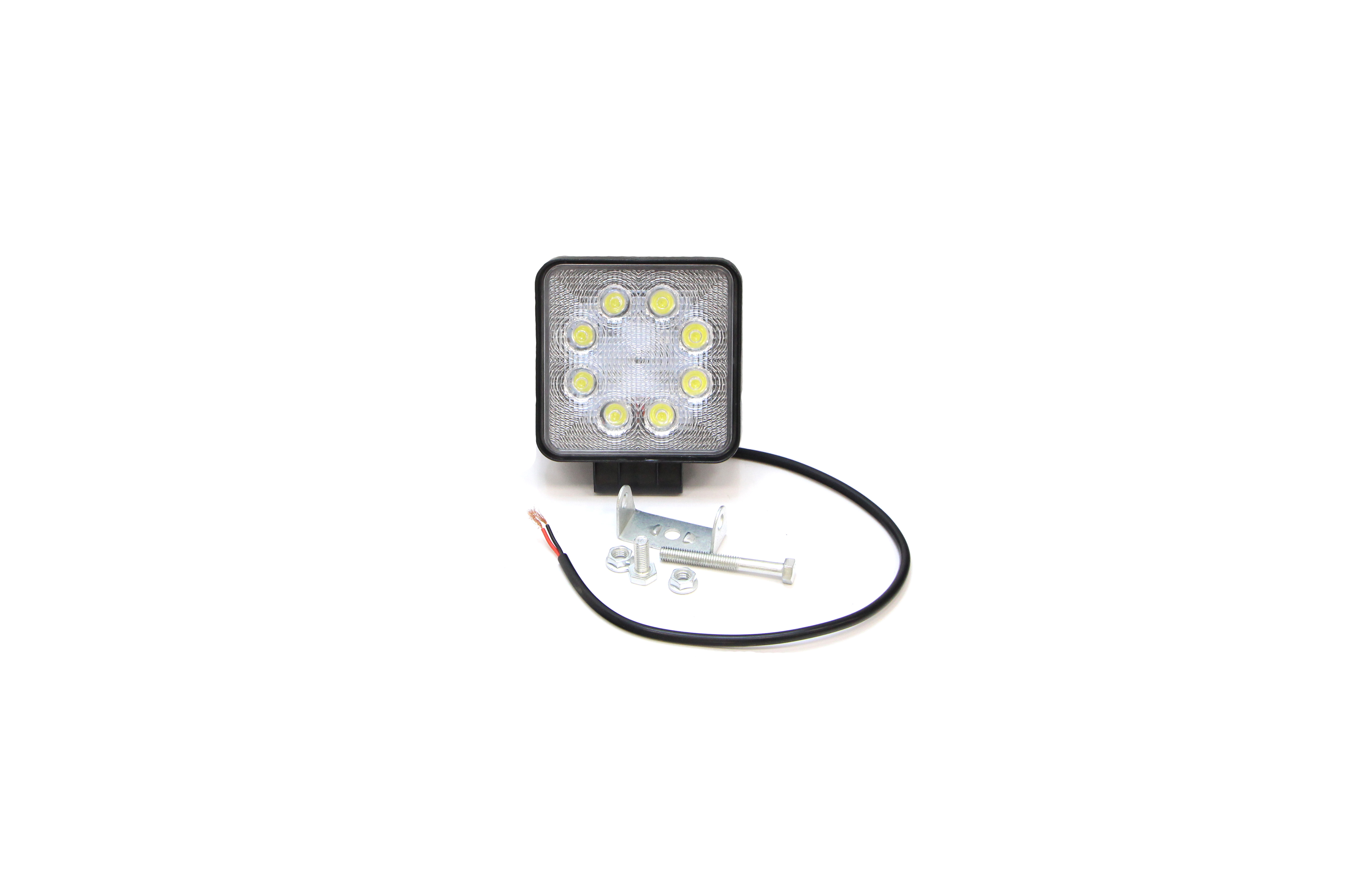 Фара светодиодиодная дополнительная 8 Cree SMD 24W 10-30V дл.110 мм квадрат.